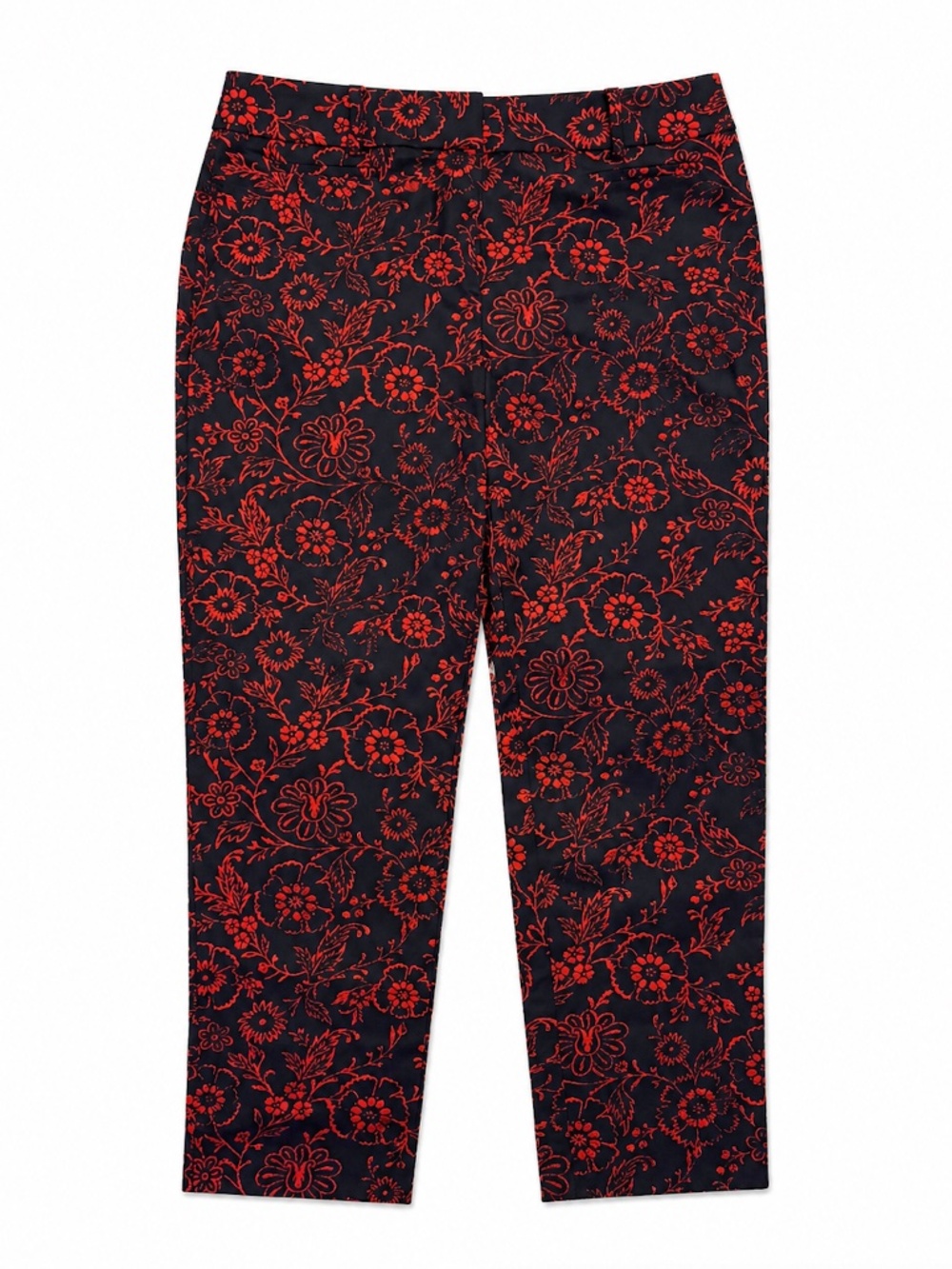 Ann Taylor LOFT Julie Fit Riviera Cropped Floral Pants Size 6